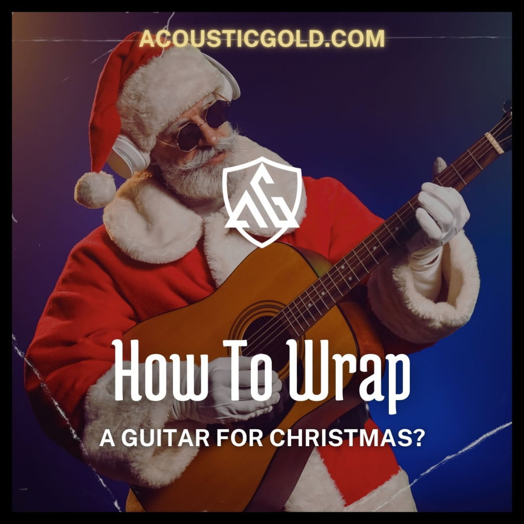 How to wrap a guitar for christmas